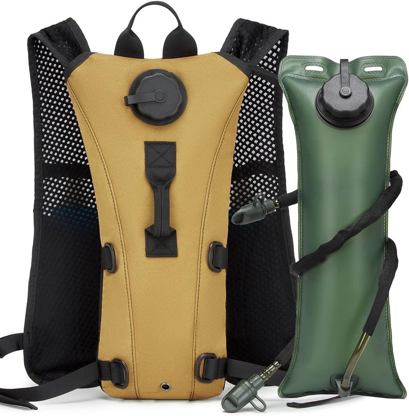 ATBP Running Hydration Vest Pack Tactical 3L Water Bladder Backpack Bag for Cycling Marathon Hiking Daypack Men & Women - Image 1